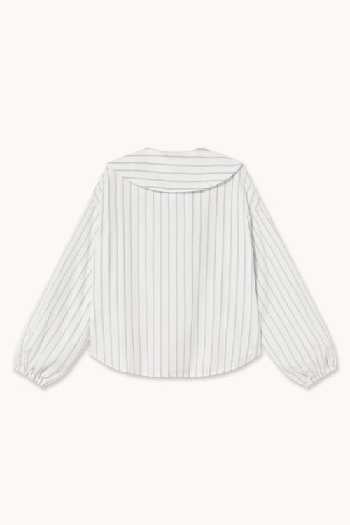 Image of 1-Camisa rayas cuello baby doll