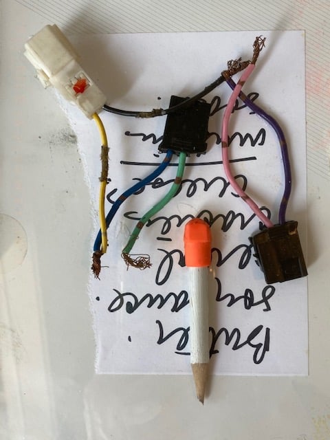 Image of Framed found object collages 8"x10"