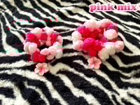 Image 2 of Pink Mix Bundle of 2 | Pompom ☆ Scrunchie
