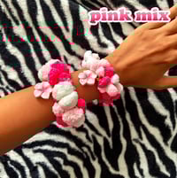 Image 3 of Pink Mix Bundle of 2 | Pompom ☆ Scrunchie