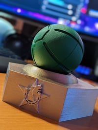 Image 1 of Gyro’s Steel Ball Replica w/ Display Mount 🌪️