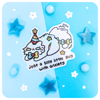 Silly Anxiety Sticker 