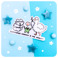 Sometime Violence Sticker 