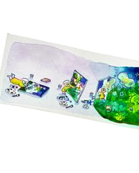 Image 2 of 7x24cm - L'imaginaire - illustration originale