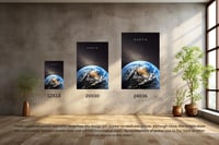 Image 3 of Earth 2 Vertical Poster, NASA/Space Exploration Series