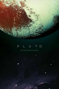 Image 1 of Pluto 6 Vertical Poster, NASA/Space Exploration Series