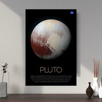 Image 2 of Planet Pluto Vertical Poster, NASA/Space Exploration Series