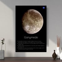 Image 2 of Ganymede Vertical Poster, NASA/Space Exploration Series