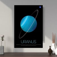 Image 2 of Uranus 2 Vertical Poster, NASA/Space Exploration Series