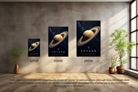 Image 3 of Saturn 6 Vertical Poster, NASA/Space Exploration Series