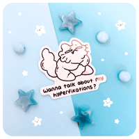 Hyperfixations Sticker 