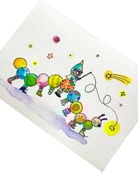 Image 1 of A6 - La chenille - illustration originale