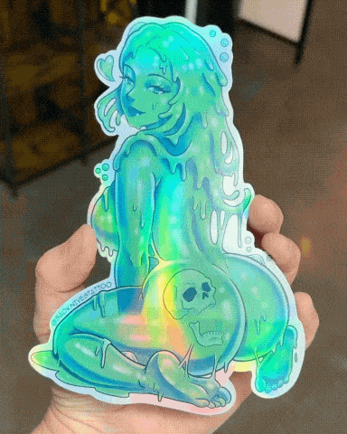 Slime Girl OC Sticker