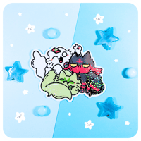 Poke Cats Sticker 