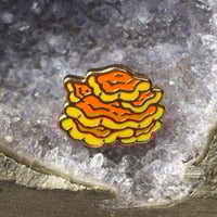 Image 1 of Tiny Enamel Pin - Chicken of the Woods