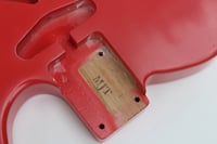 Image 5 of MJT VTT Telecaster Body - Fiesta Red - Light Relic