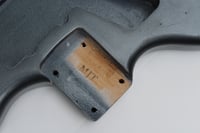 Image 4 of MJT VTJ Jazzmaster Body - Charcoal Frost Metallic - Medium Relic