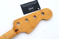 Image 2 of AllParts JMF Finished Maple Jazz Bass Neck