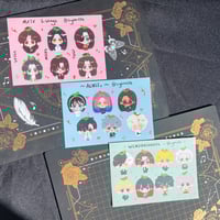Image 1 of Misc Borderless Sticker Sheet