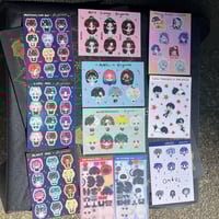 Image 2 of Misc Borderless Sticker Sheet