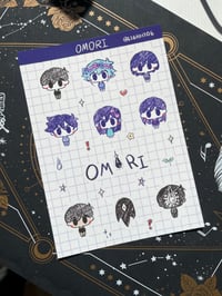 Image 2 of Omori Sticker Sheet