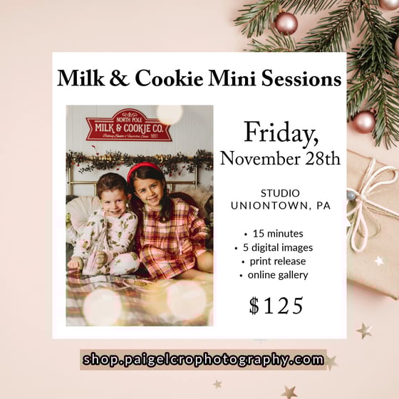Image of Milk & Cookies Mini Session - DAY FOUR