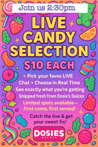 LIVE SALE Please read description 