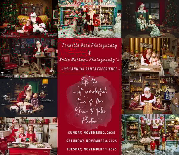 Image of Tuesday, November 11, 2025 - SANTA SESSIONS - with Santa Terry