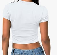 Image 3 of Tight White Short Sleeve