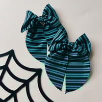 Haunted Mansion Striped Bow