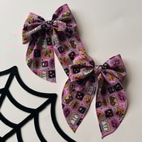 Spooky Stamps Bow