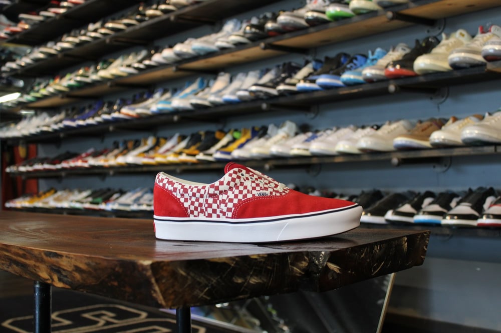 VANS ERA COMFYCUSH "RED/CHECKERBOARD"