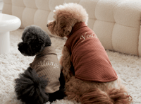 Image 3 of CUSTOM EMBROIDERED LOUIE VEST - BRICK RED