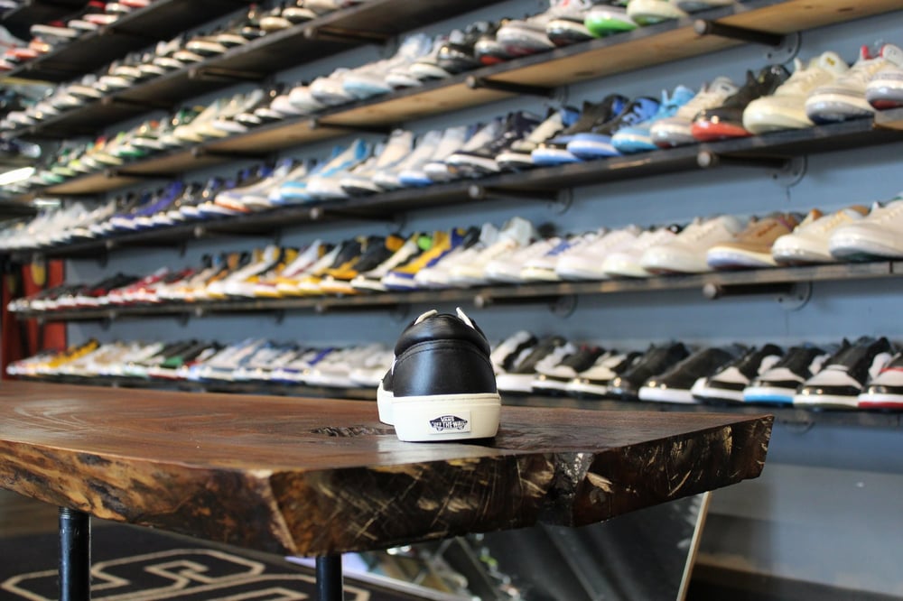 VANS OLD SKOOL "LEATHER/BLACK"
