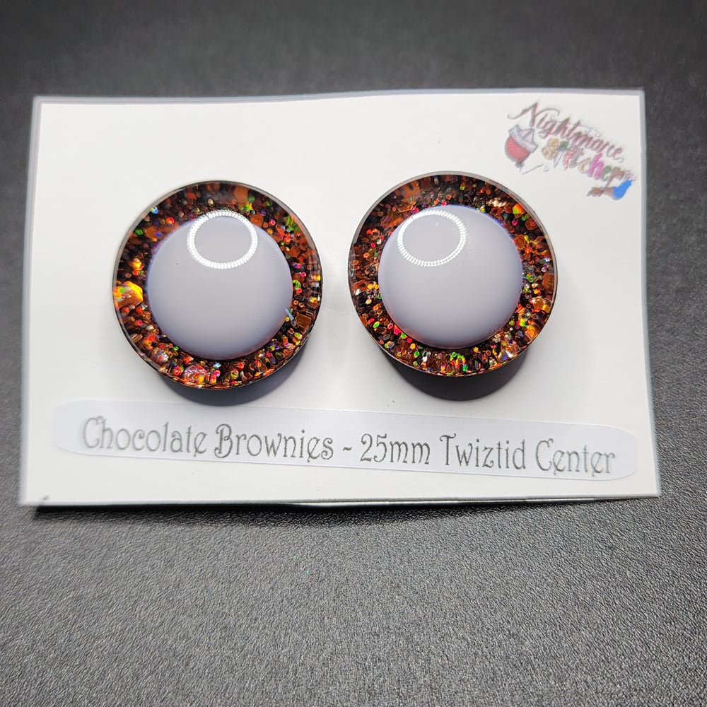 Chocolate Brownies - 25mm Twiztid Center Pupil