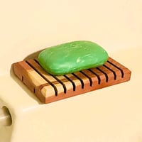 Draining Cedar Soap Dish | 100% Natural Wood,  | Handmade Cedar Soap Dish
