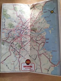 Image 5 of Shell Queensland Road Map Antique 1963