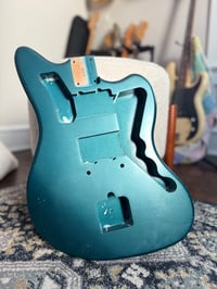 Image 1 of MJT VTJ Jazzmaster Body - Ocean Turquoise Metallic - Medium Relic