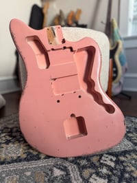 Image 1 of MJT VTJ Jazzmaster Body - Shell Pink - Medium Relic
