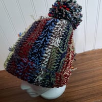 Image 1 of Scrappy Winter Toque with Pompom