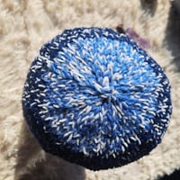 Image 2 of Blue and White Speckled Hat