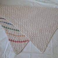 Image 3 of Rainbow Stripe Lapghan