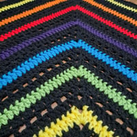 Image 2 of Neon Rainbow Blanket