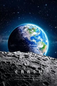 Image 1 of Planet Earth Vertical Poster, NASA/Space Exploration Series