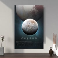 Image 2 of Charon Moon Vertical Poster V2, NASA/Space Exploration Series