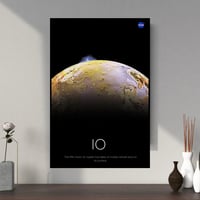 Image 2 of Io Jupiter Moon Vertical Poster, NASA/Space Exploration Series