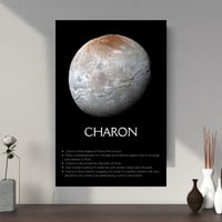 Image 2 of Charon Moon Vertical Poster, NASA/Space Exploration Series
