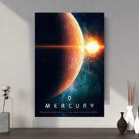 Image 2 of Mercury Planet Vertical Poster, NASA/Space Exploration Series