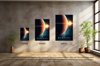 Image 3 of Mercury Planet Vertical Poster, NASA/Space Exploration Series
