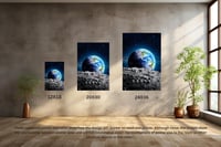 Image 3 of Planet Earth Vertical Poster, NASA/Space Exploration Series
